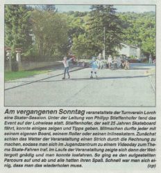Rheingau Echo Lowi-Skate-Session 2017