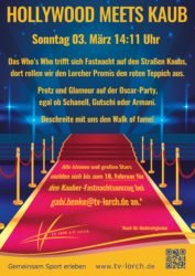 Plakat Fastnachtsumzug 2019 TV Lorch