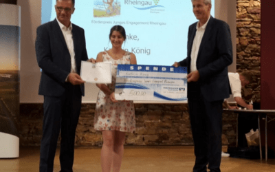 Kathrin König erhält Förderpreis Junges Engagement Rheingau